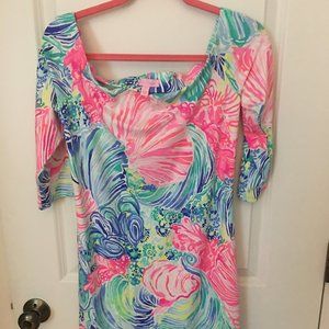 Lilly Pulitzer off the shoulder Laurana Dress